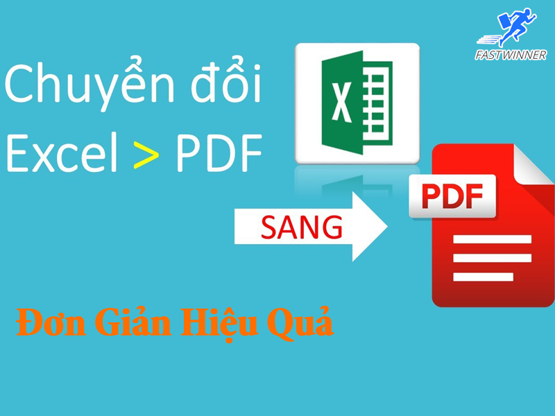 cách chuyển file excel sang pdf